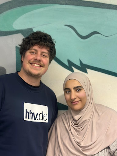 Hans Prengel und Fatima Bassaleh